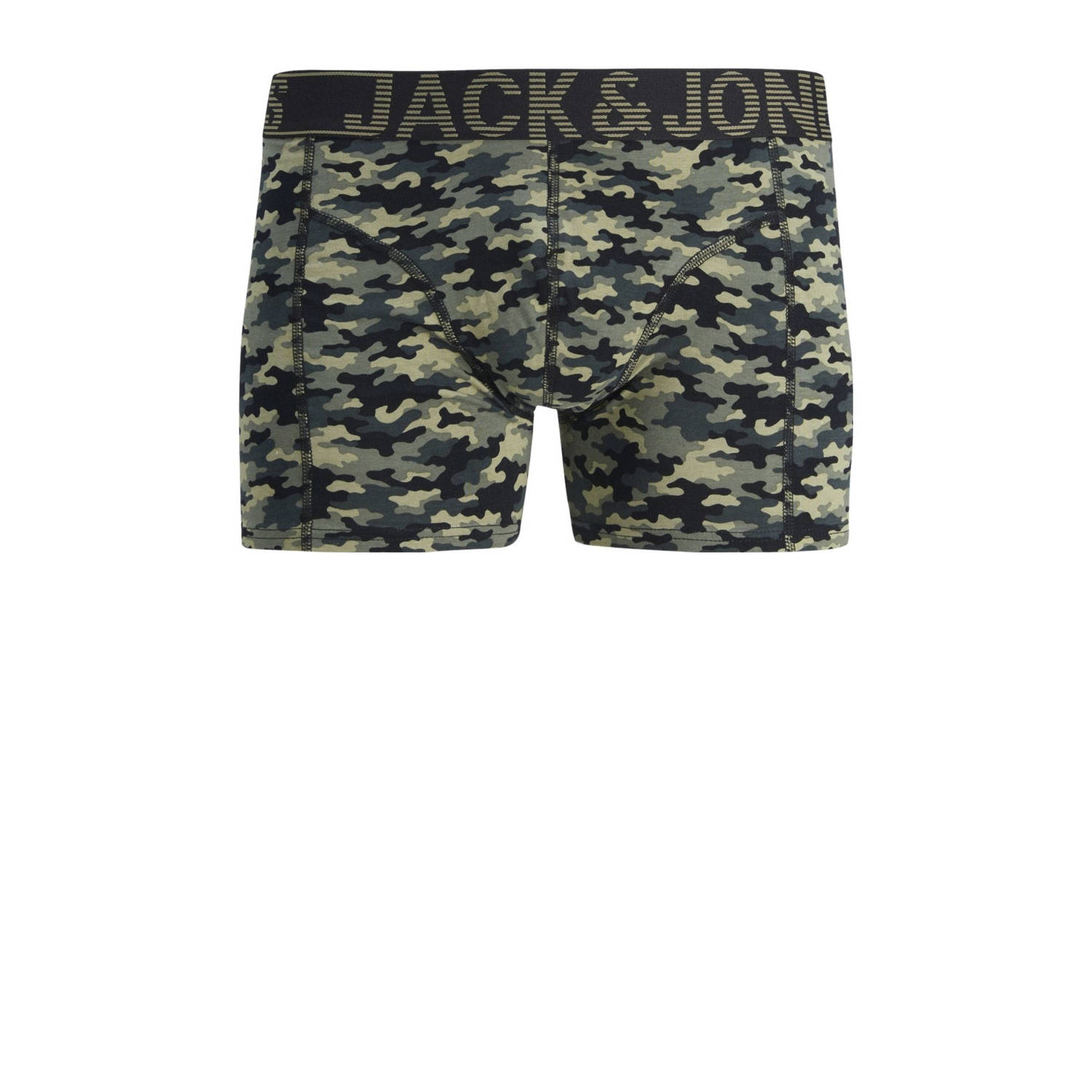JACK & JONES JUNIOR boxershort JACDANNY set van 3 zwart groen