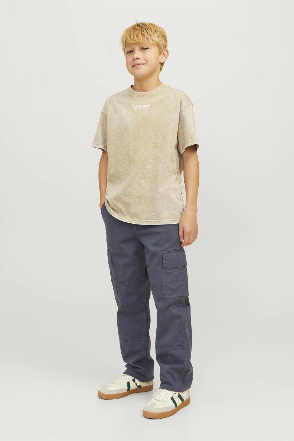 JACK & JONES JUNIOR loose fit cargobroek JPSTKANE JJHARLOW