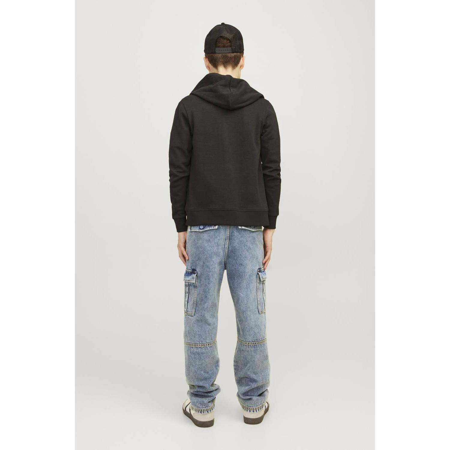 JACK & JONES JUNIOR loose fit jeans JJICHRIS JJWADE blue denim