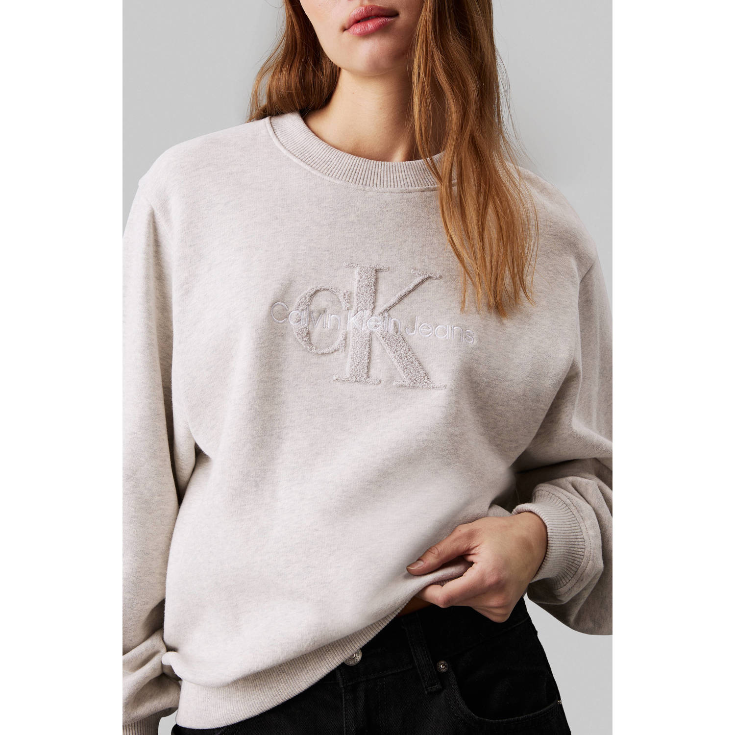 CALVIN KLEIN JEANS sweater grijs
