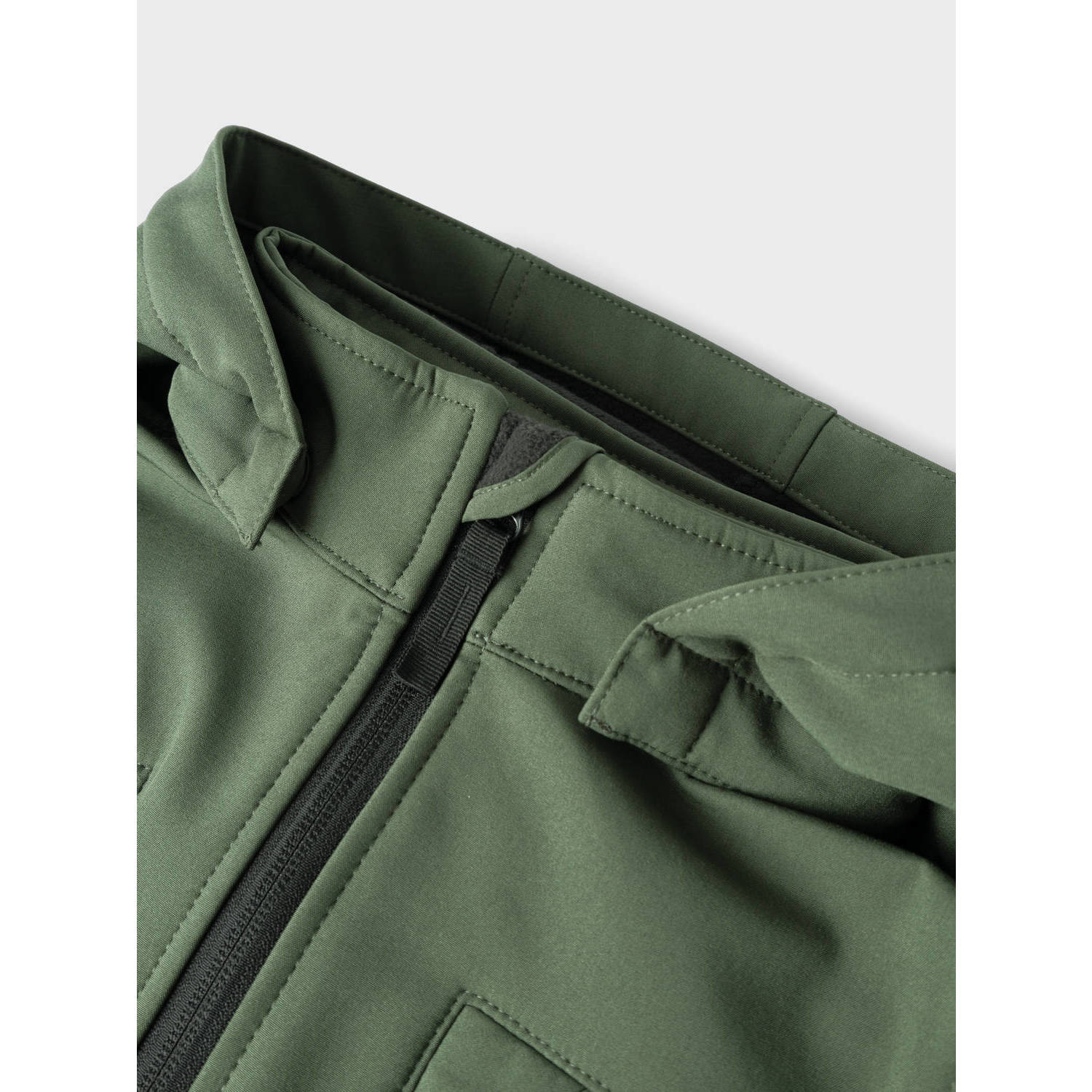 NAME IT KIDS softshell jas groen