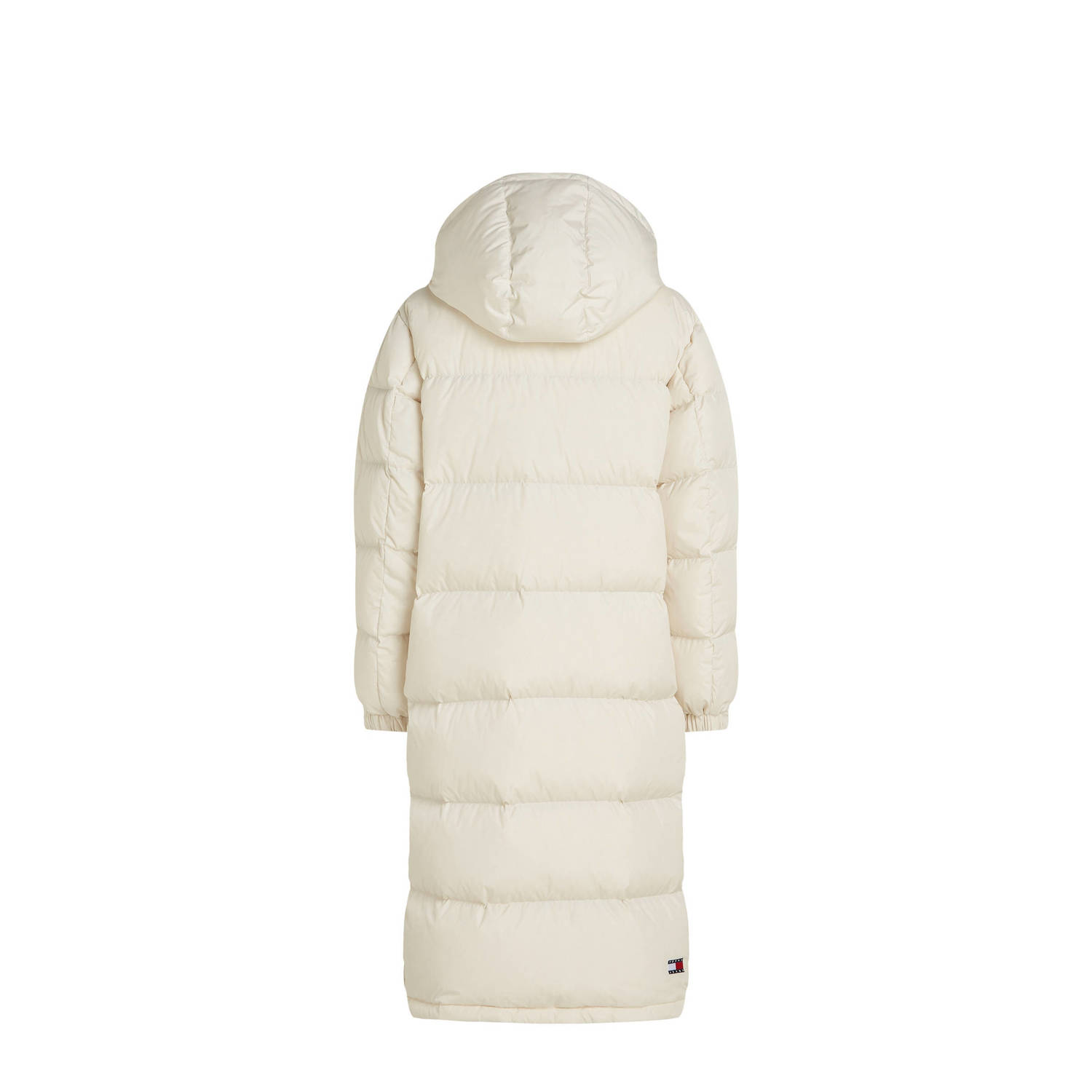 Tommy Jeans gewatteerde winterjas ecru