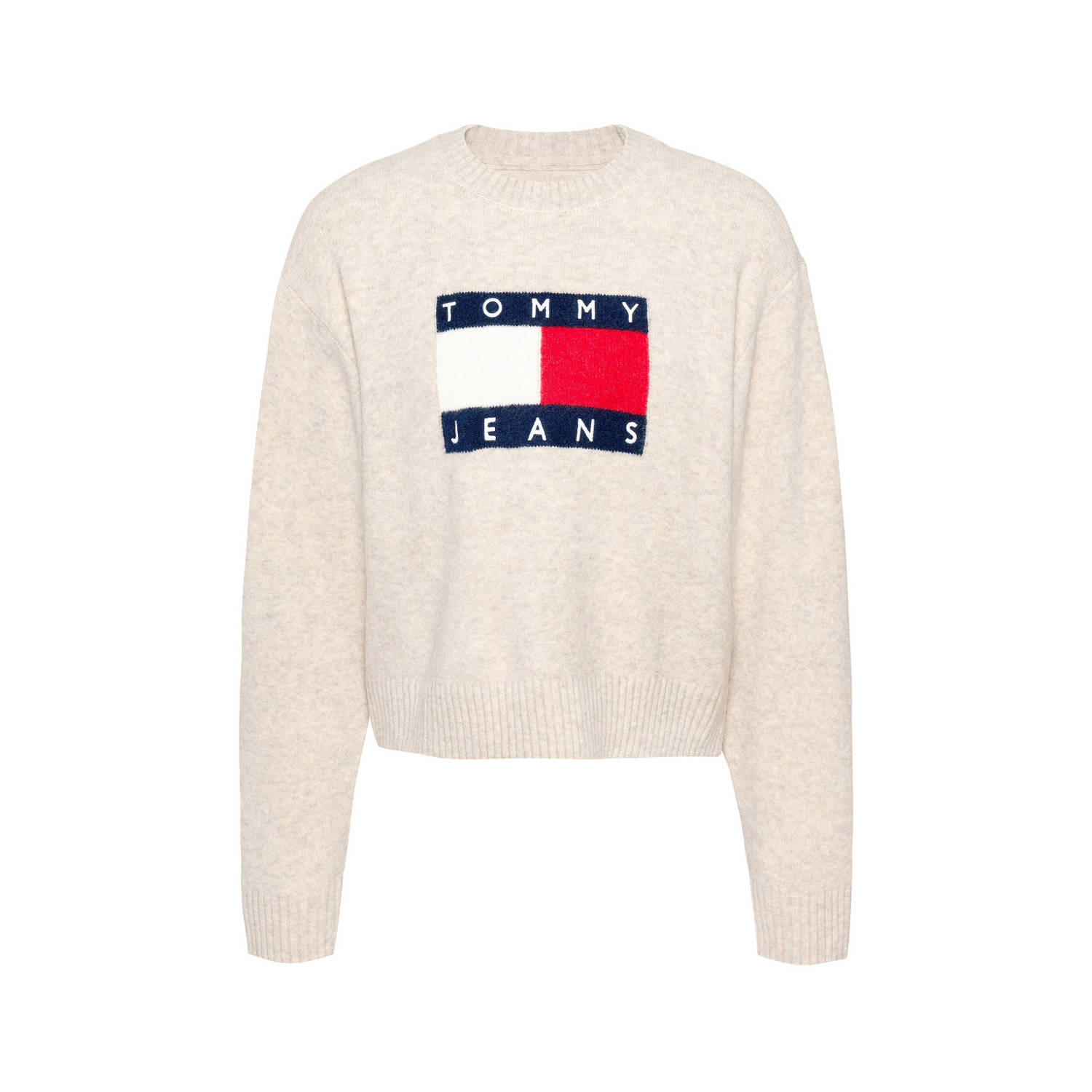 Tommy Jeans gebreide trui beige