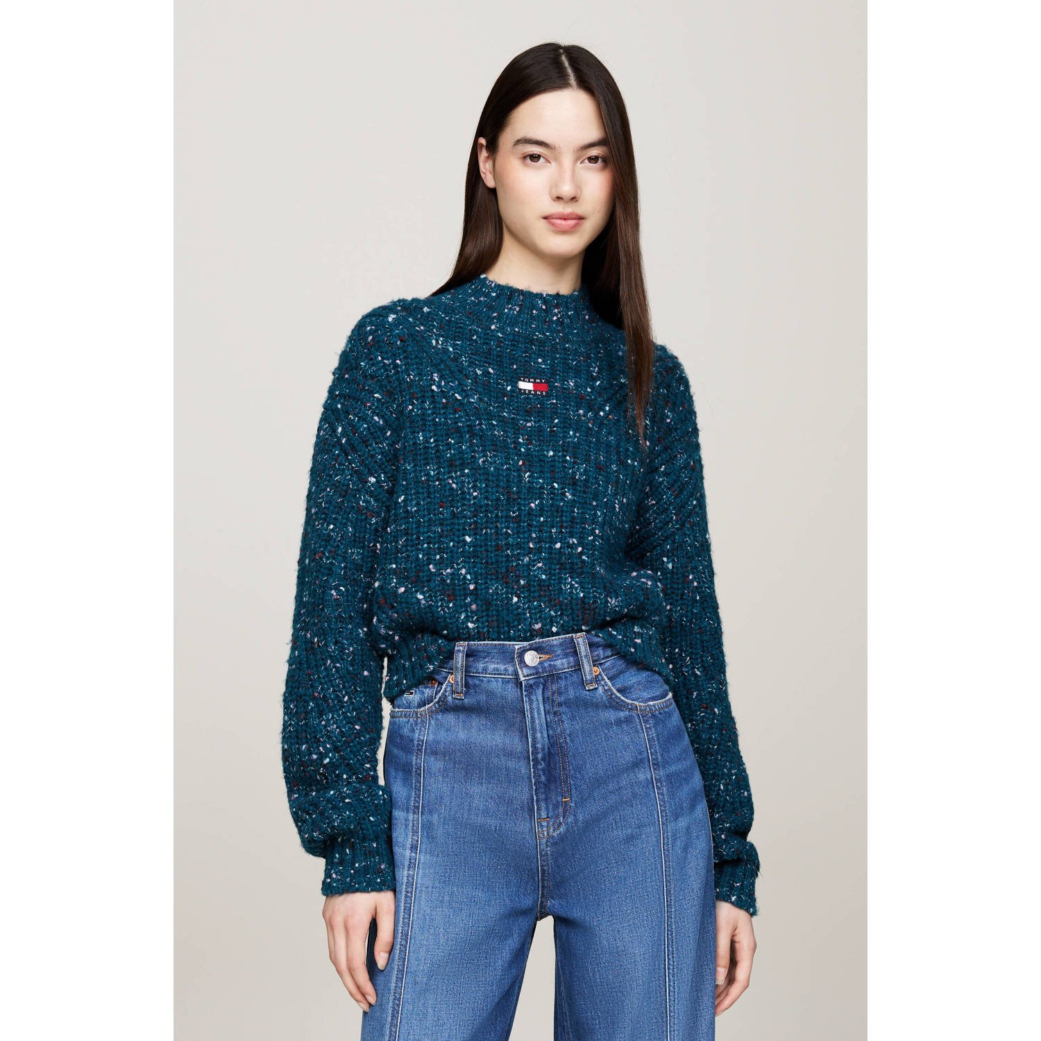 Tommy Jeans gebreide trui blauw