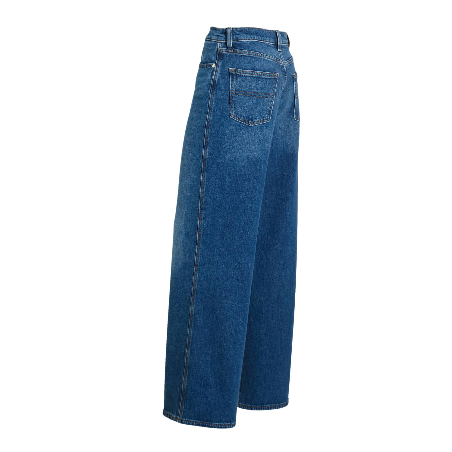 Tommy Jeans high waist wide leg jeans Claire medium blue denim