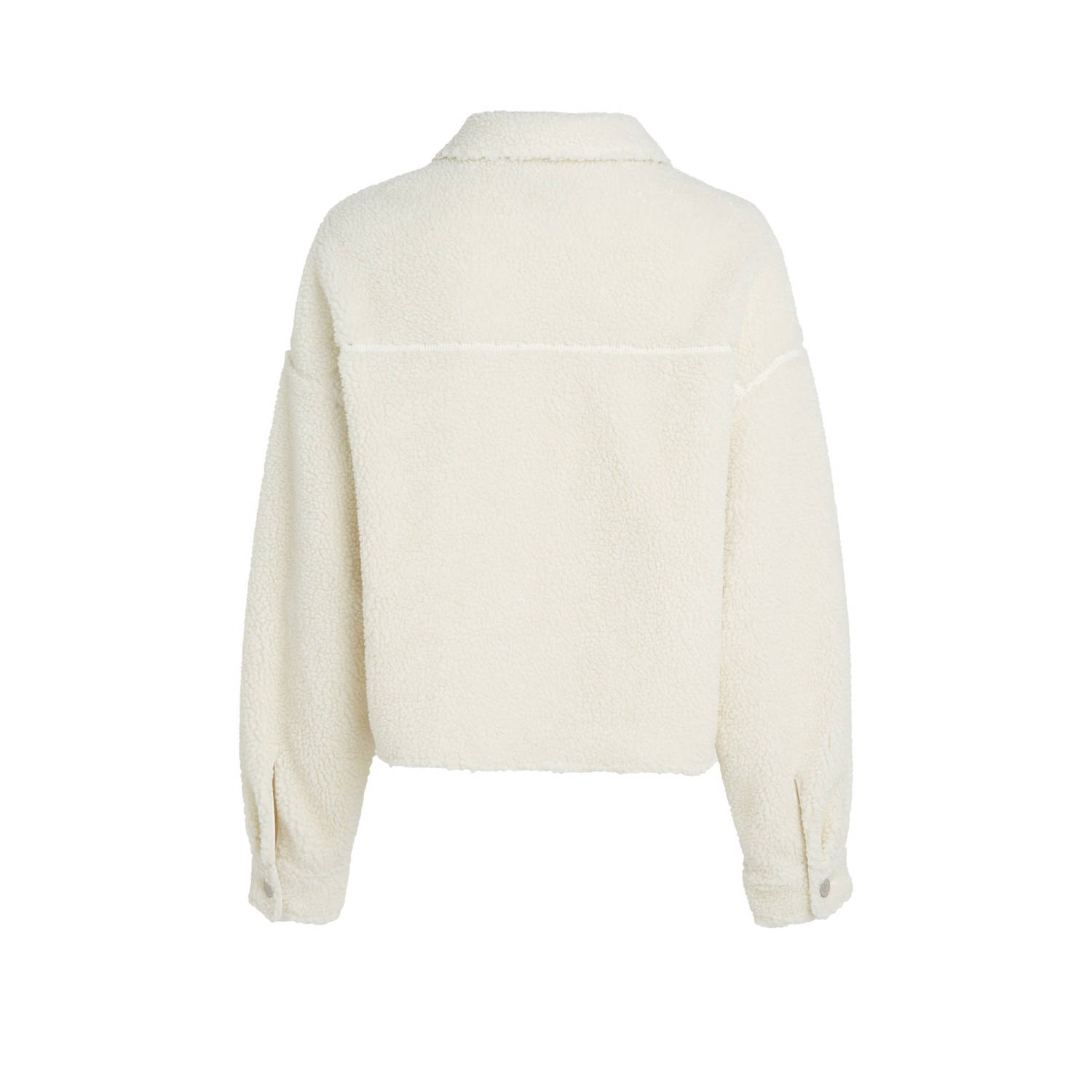 Tommy Jeans teddy tussenjas ecru