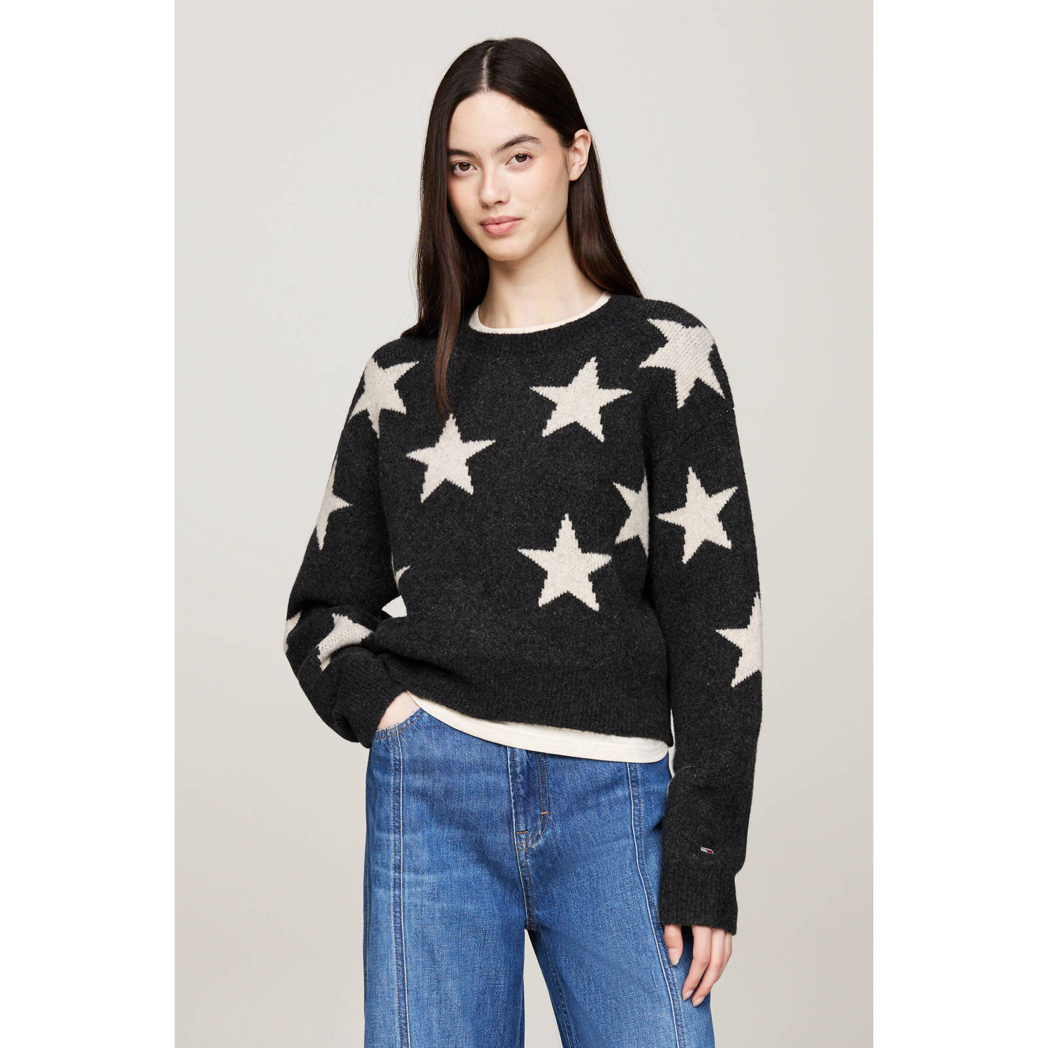 Tommy Jeans gebreide trui zwart