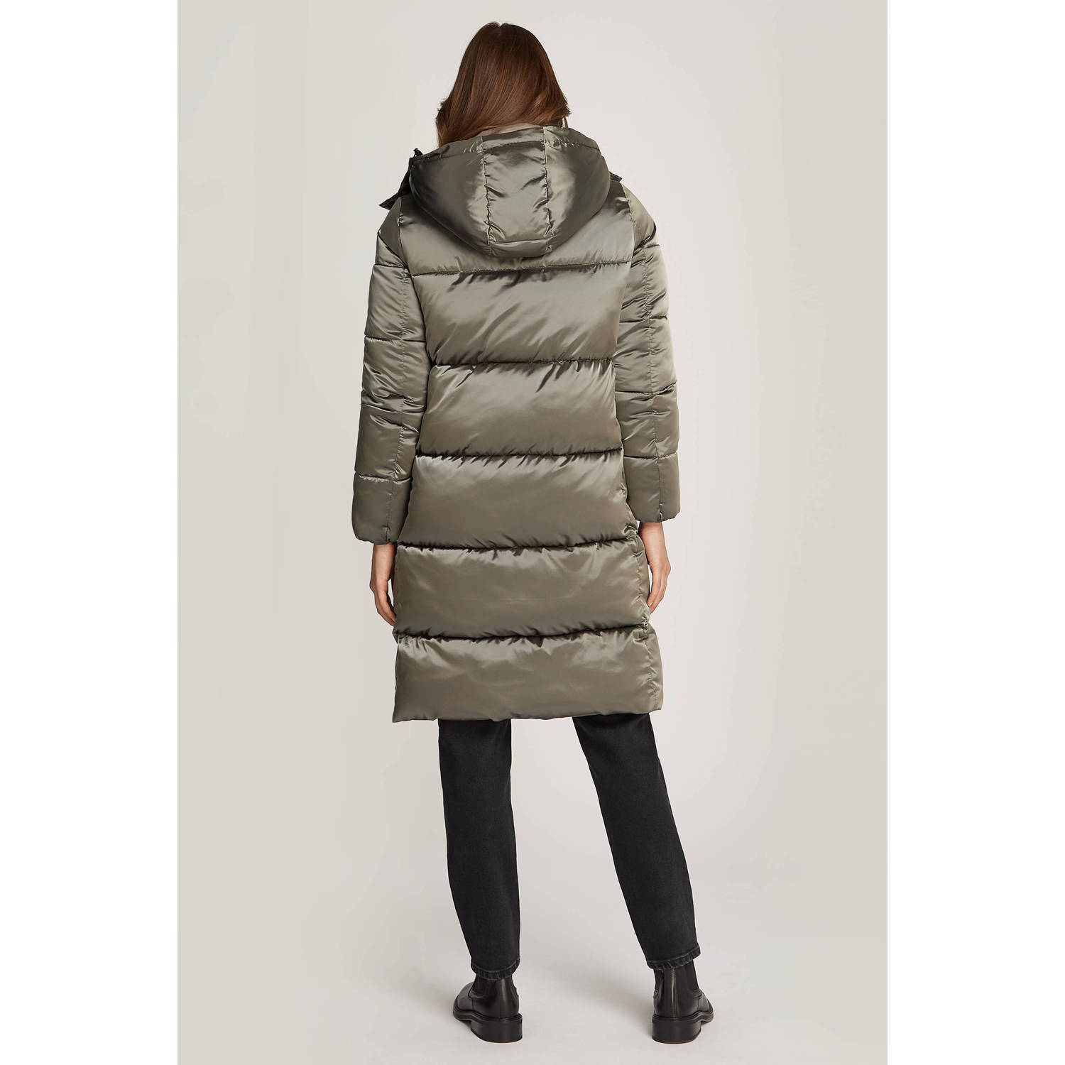 CALVIN KLEIN JEANS gewatteerde winterjas olijfgroen