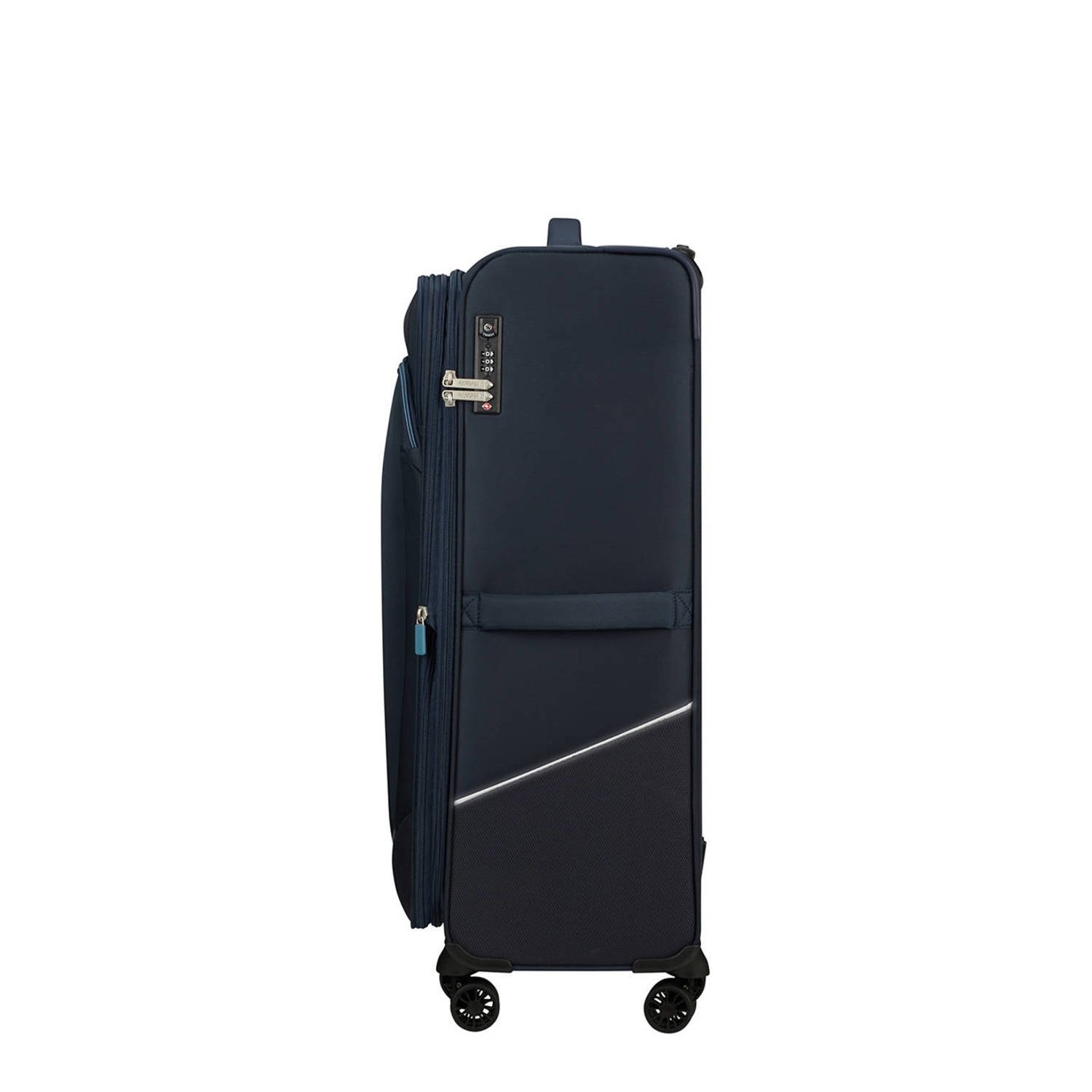 American Tourister trolley Summerride 80 cm. Expandable donkerblauw