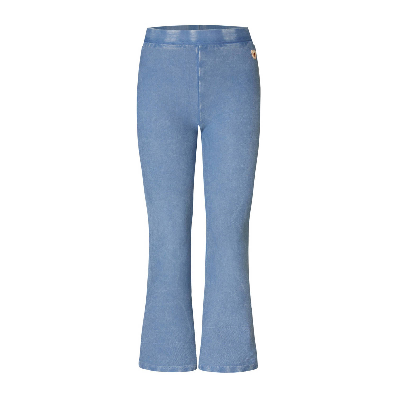 Noppies kids flared broek washed blue