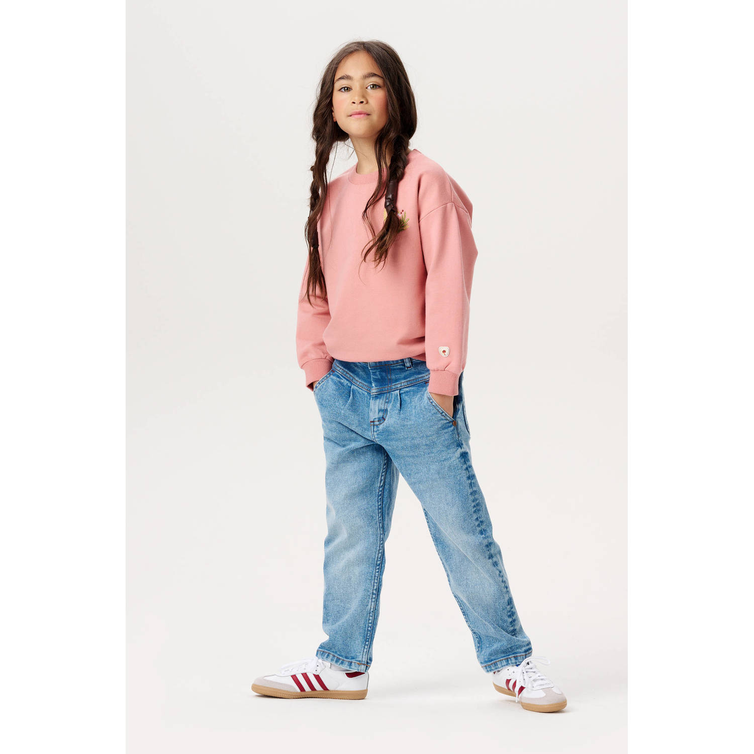 Noppies kids sweater roze