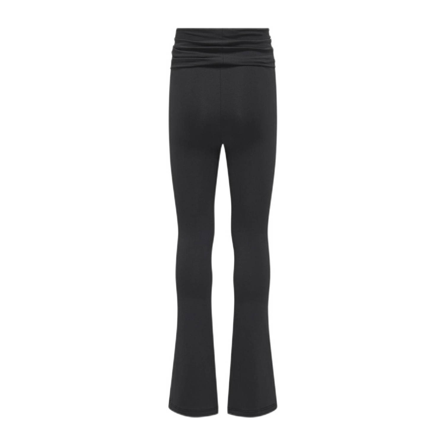 ONLY KIDS GIRL high waist flared broek KOGEA zwart