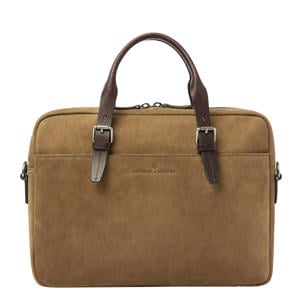 15.6 inch laptoptas Veneto Nubuck bruin