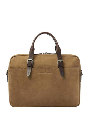  15.6 inch laptoptas Veneto Nubuck bruin