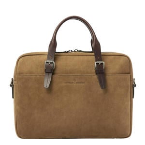 15.6 inch laptoptas Veneto Nubuck bruin