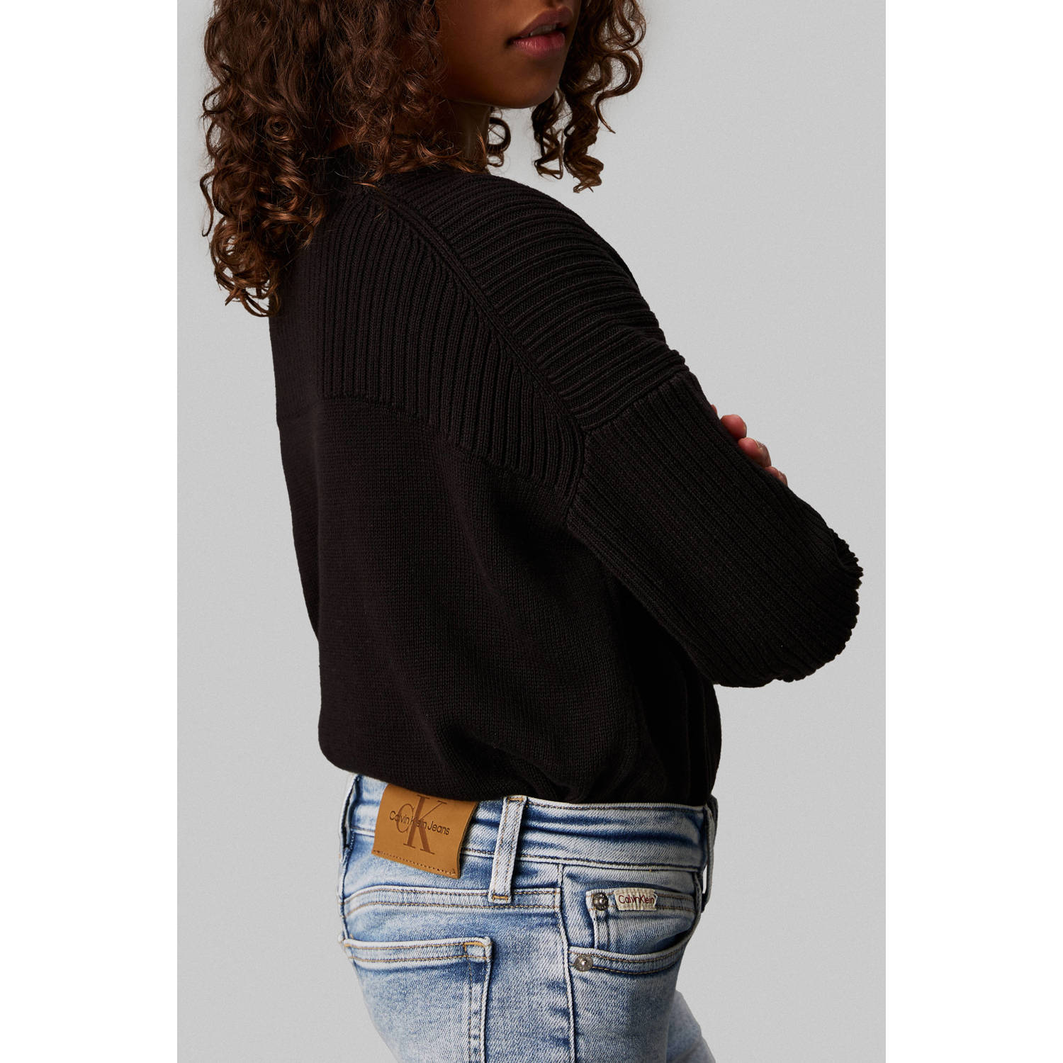 Calvin Klein flared jeans ocean blue stretch