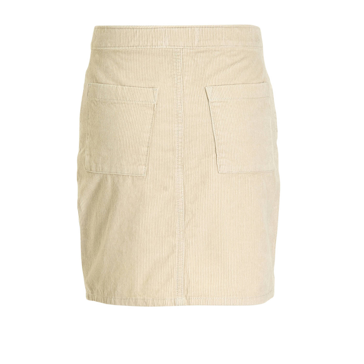 Calvin Klein corduroy korte rok beige