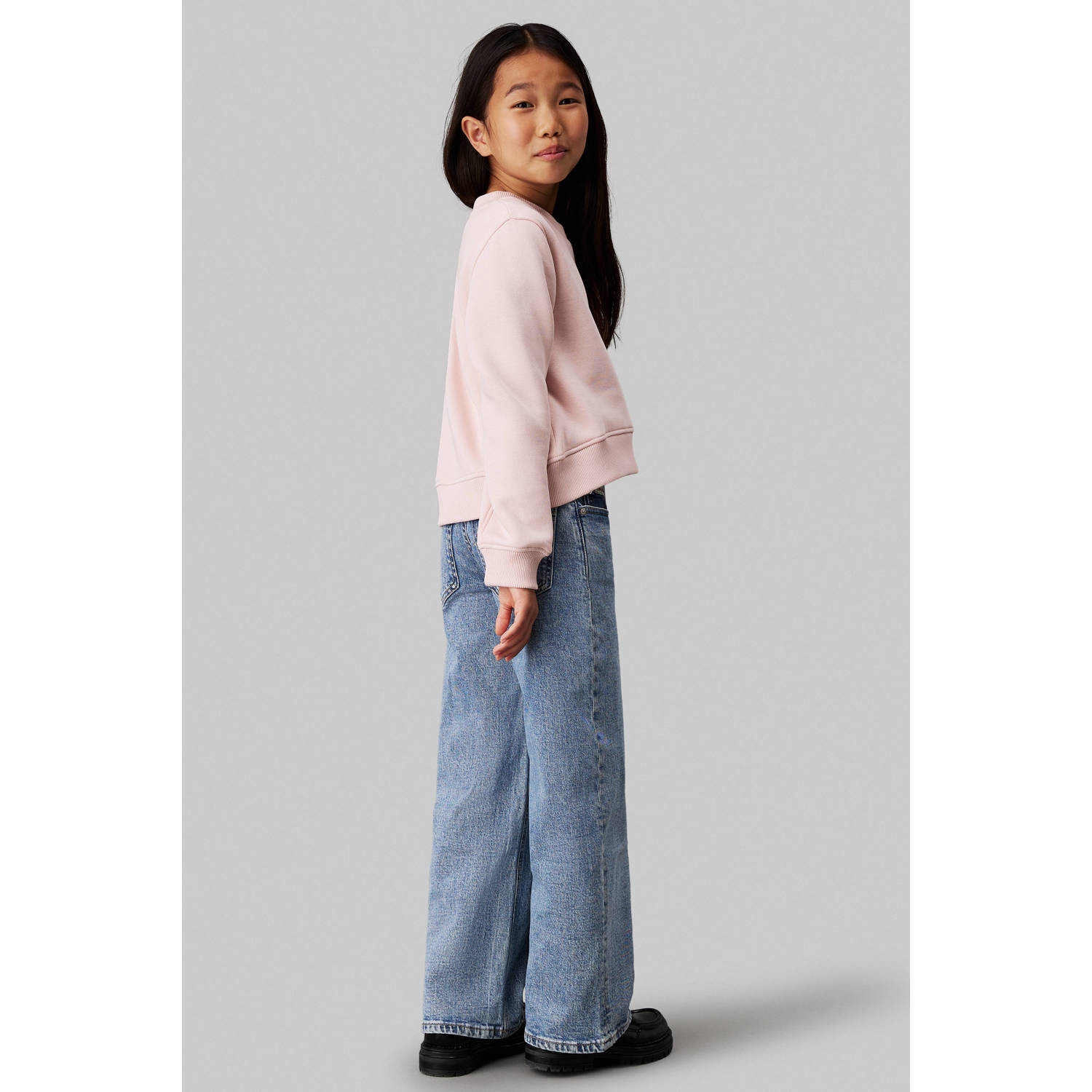 Calvin Klein straight leg jeans salt and pepper blue