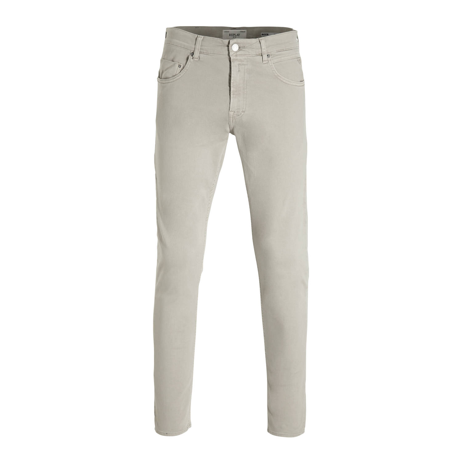 REPLAY tapered fit jeans MICKYM grijs