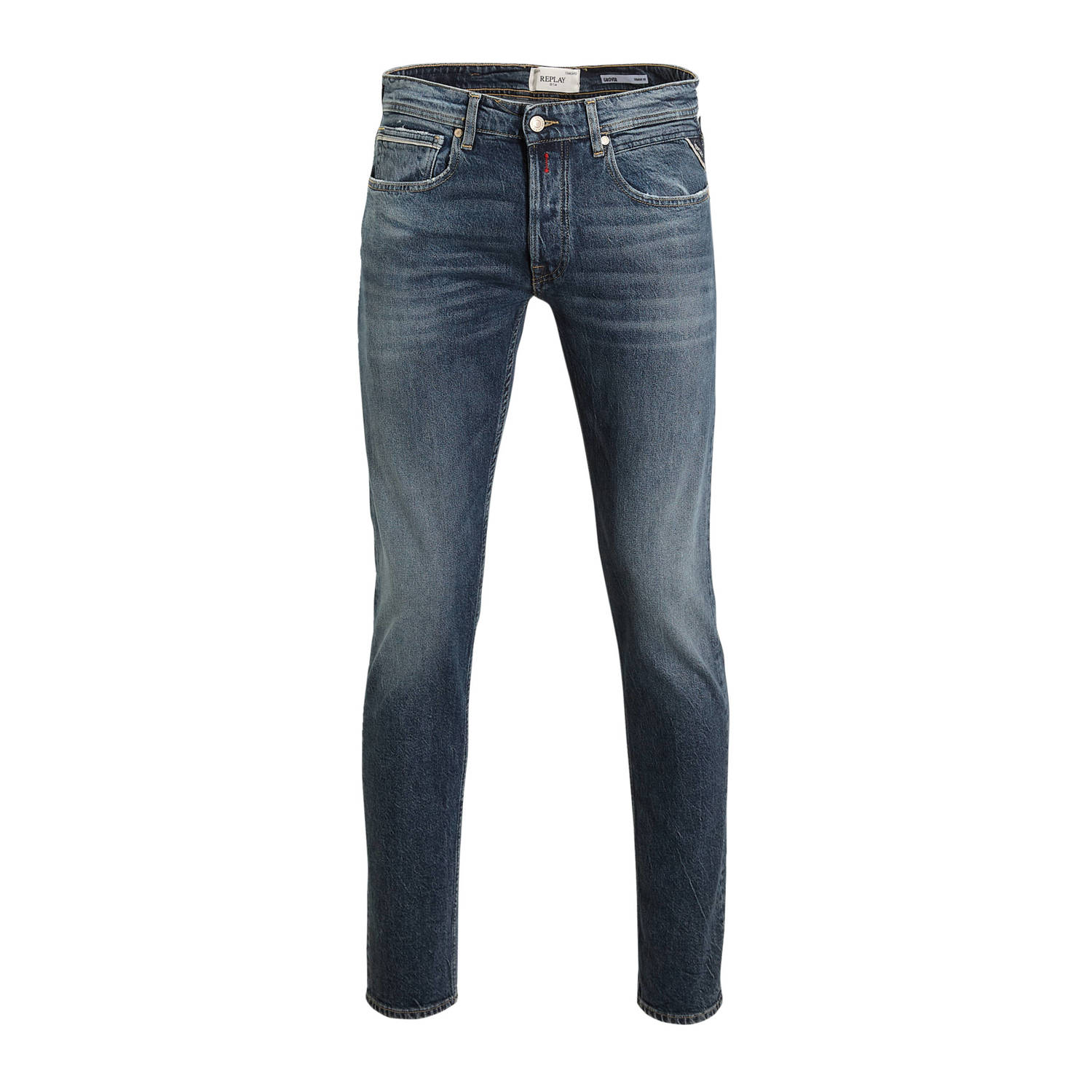 REPLAY straight leg jeans GROVER blauw