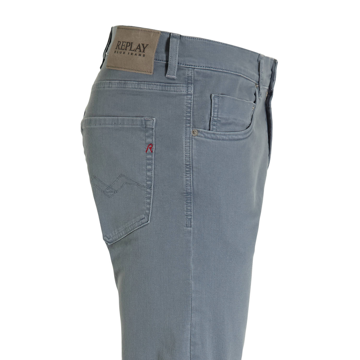 REPLAY tapered fit jeans MICKYM blauw