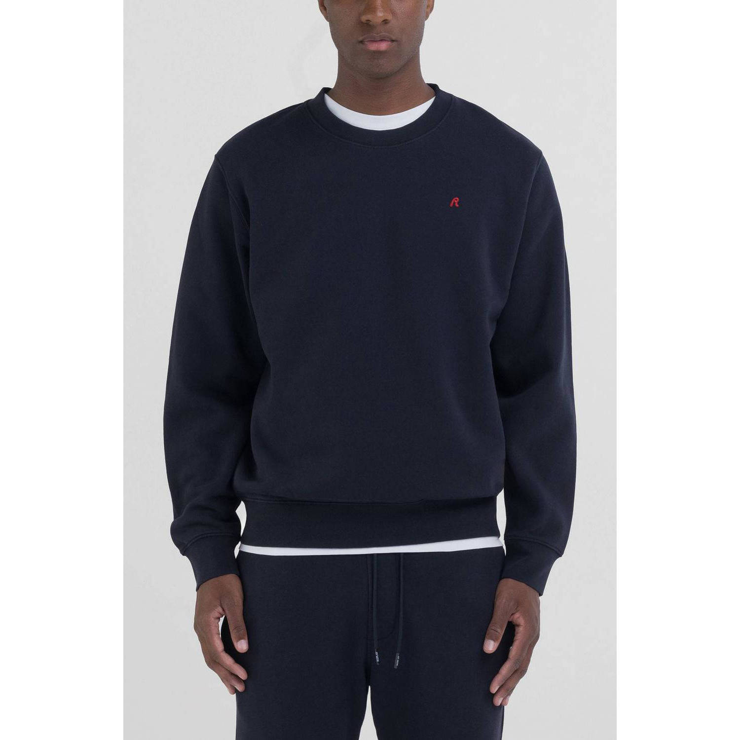 REPLAY sweater donkerblauw