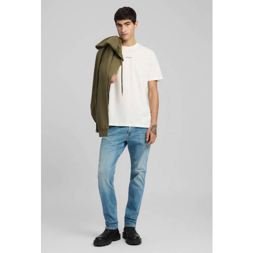 REPLAY regular fit t-shirt natural white afbeelding
