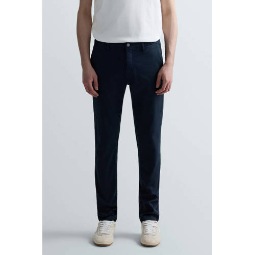 REPLAY slim fit chino ZEUMAR donkerblauw afbeelding