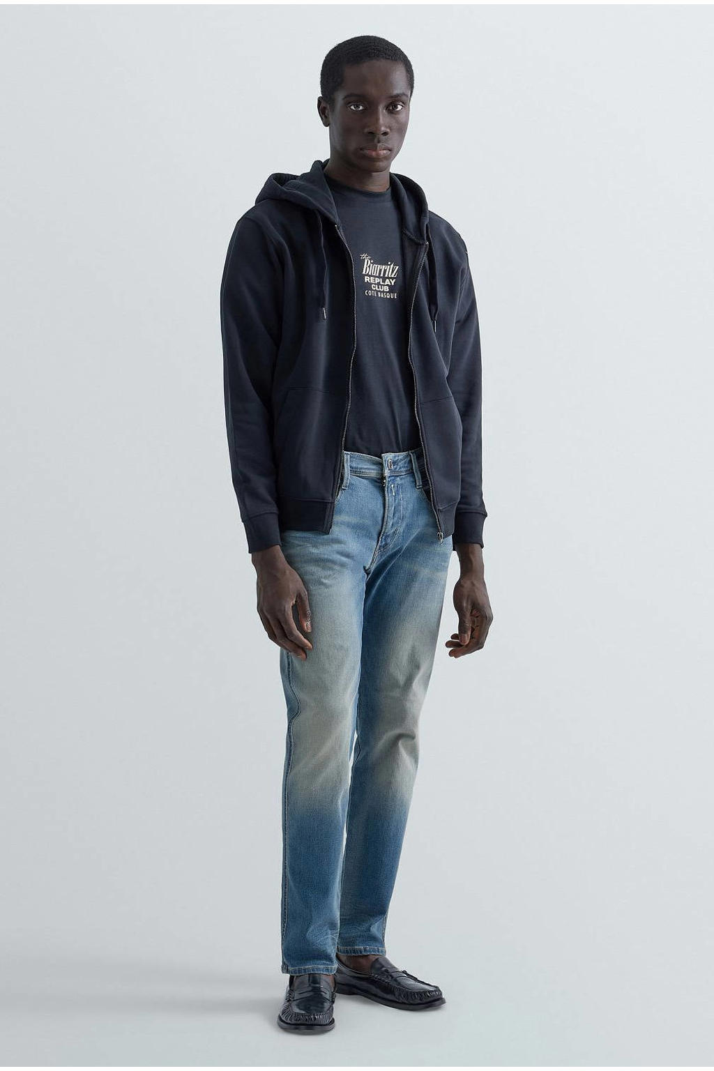 REPLAY ANBASS slim fit jeans medium blue