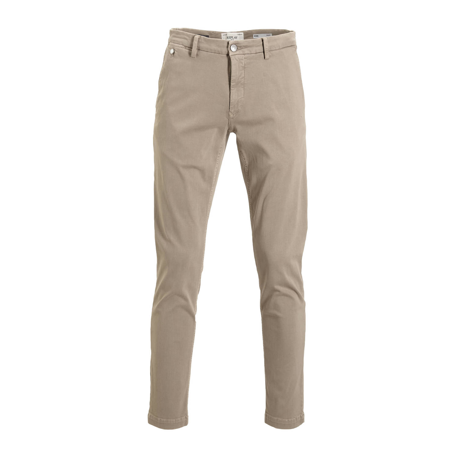 Replay Beige Cargo Broek Beige Heren