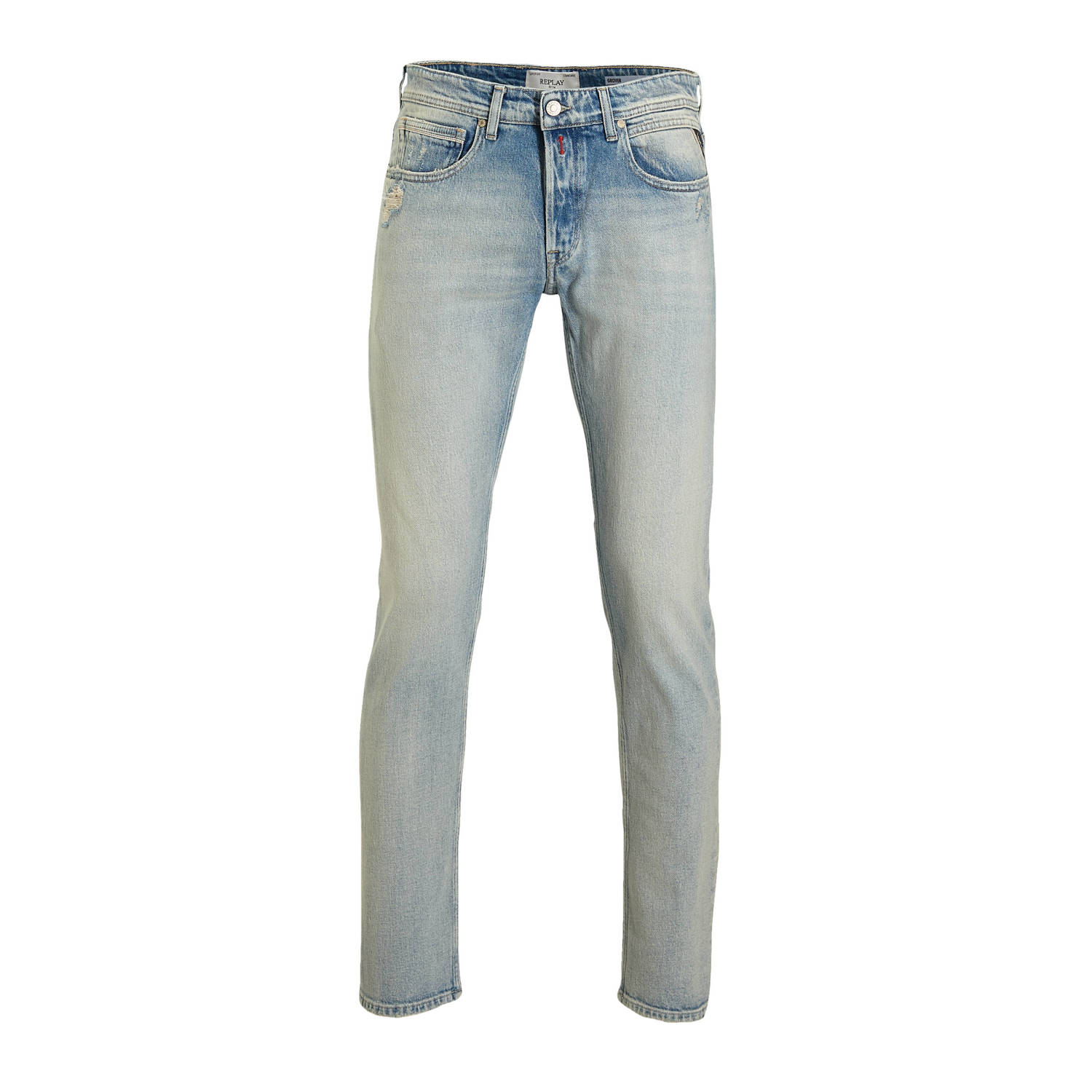 REPLAY straight fit jeans GROVER blauw