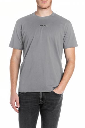 regular T-shirt grijs