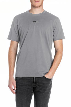 regular T-shirt grijs