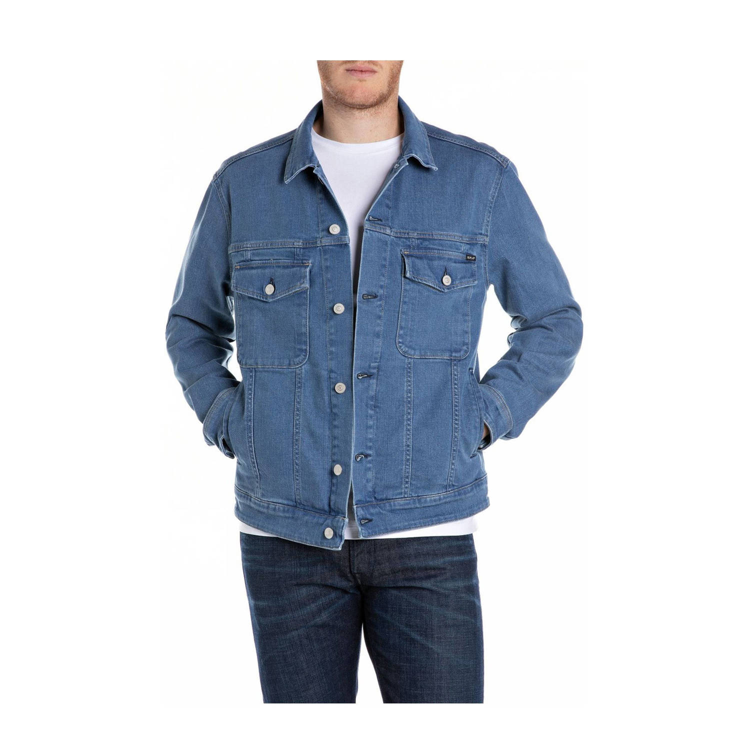 REPLAY spijkerjas blauw