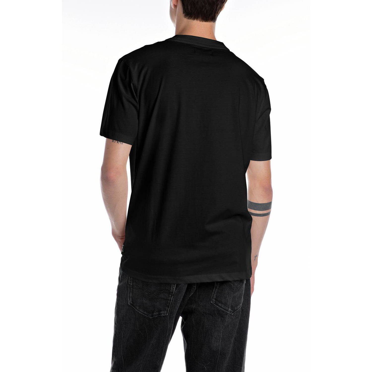 REPLAY T-shirt zwart