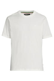 thumbnail: Witte heren REPLAY T-shirt van katoen met effen, korte mouwen en ronde hals