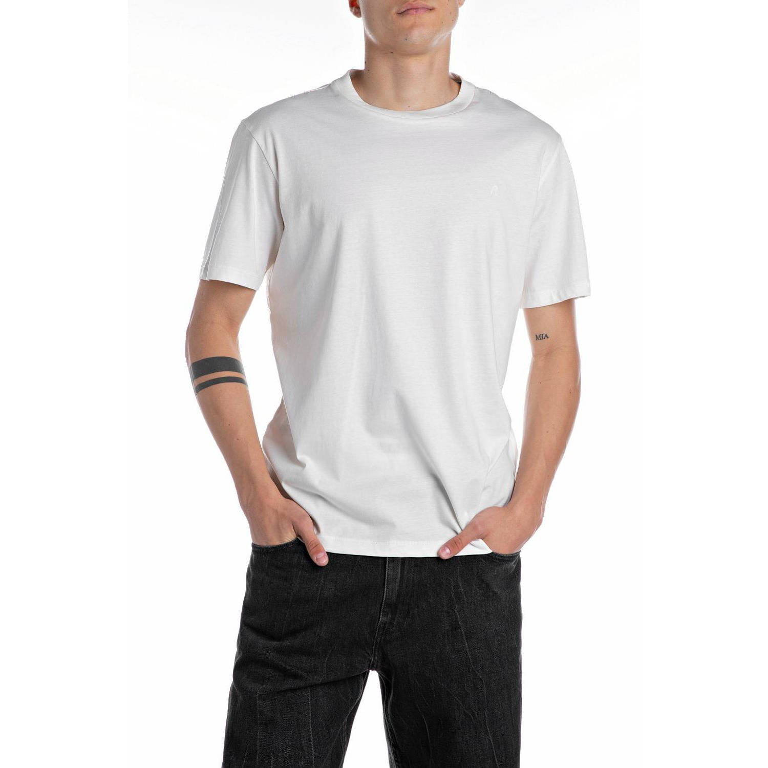Replay T-shirt Korte Mouw Chest Logo T-shirt