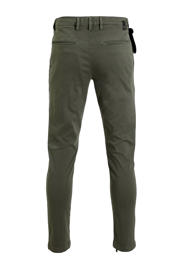 thumbnail: REPLAY regular fit chino BENNI donkergroen