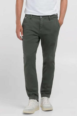 regular fit chino BENNI donkergroen
