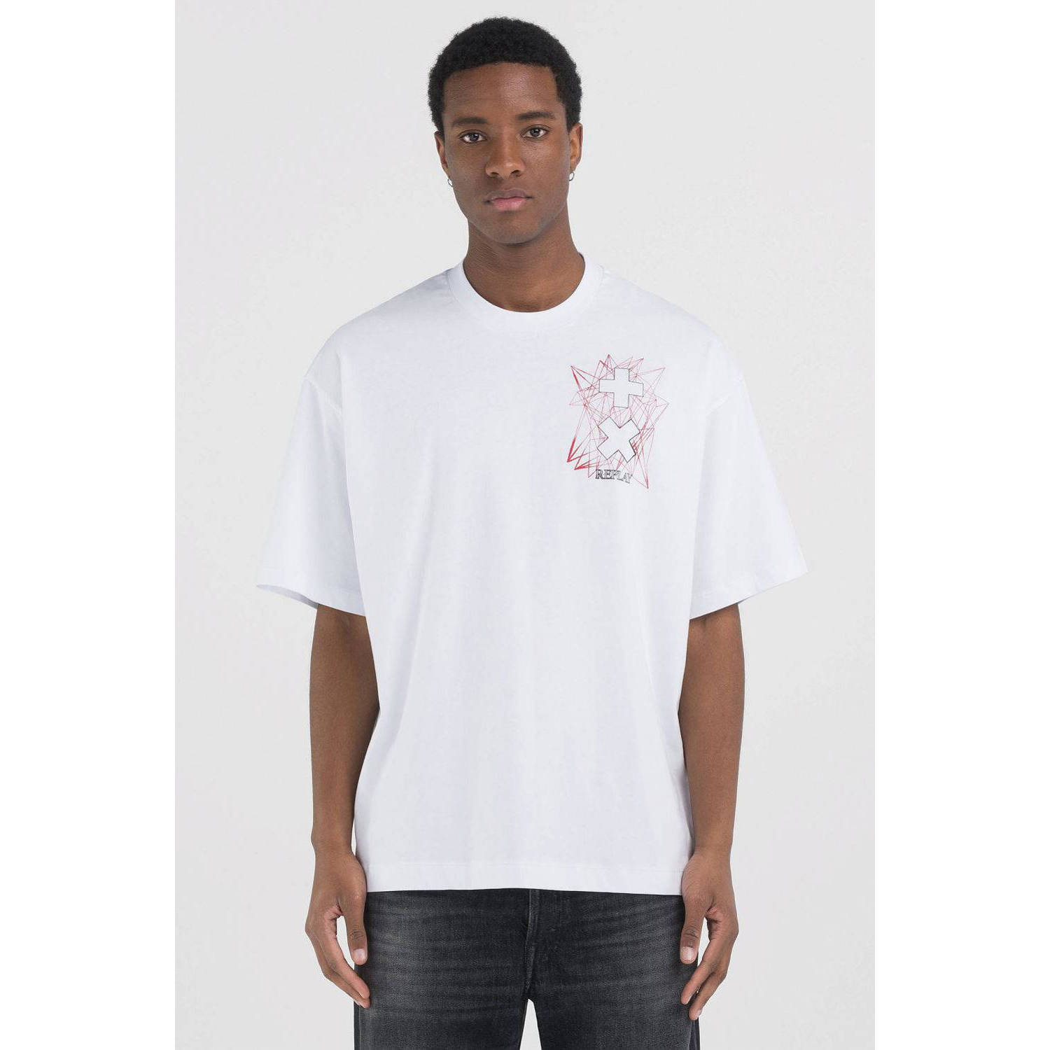 Replay T-shirt met labelprint model 'Martin Garrix'