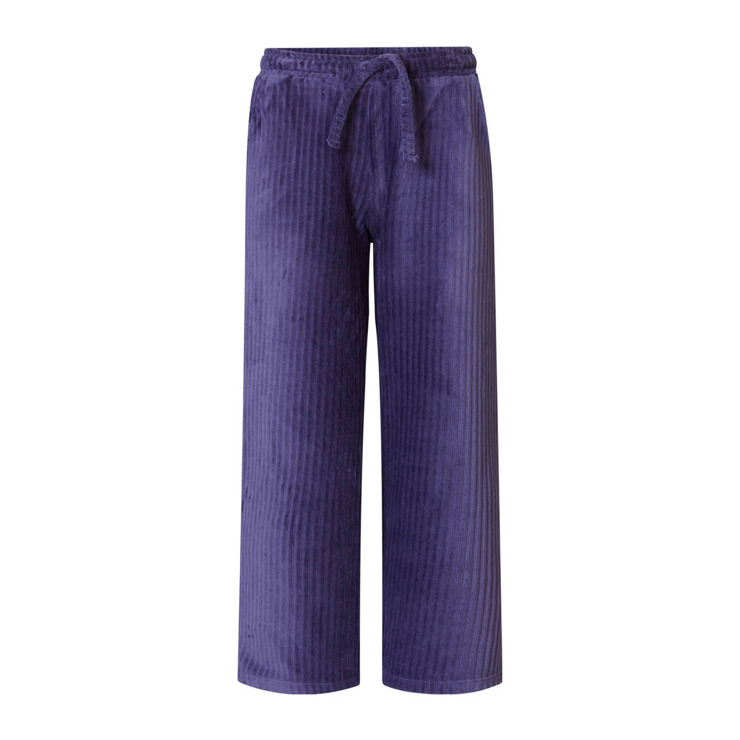 Noppies kids corduroy wide leg broek Juno paarsblauw