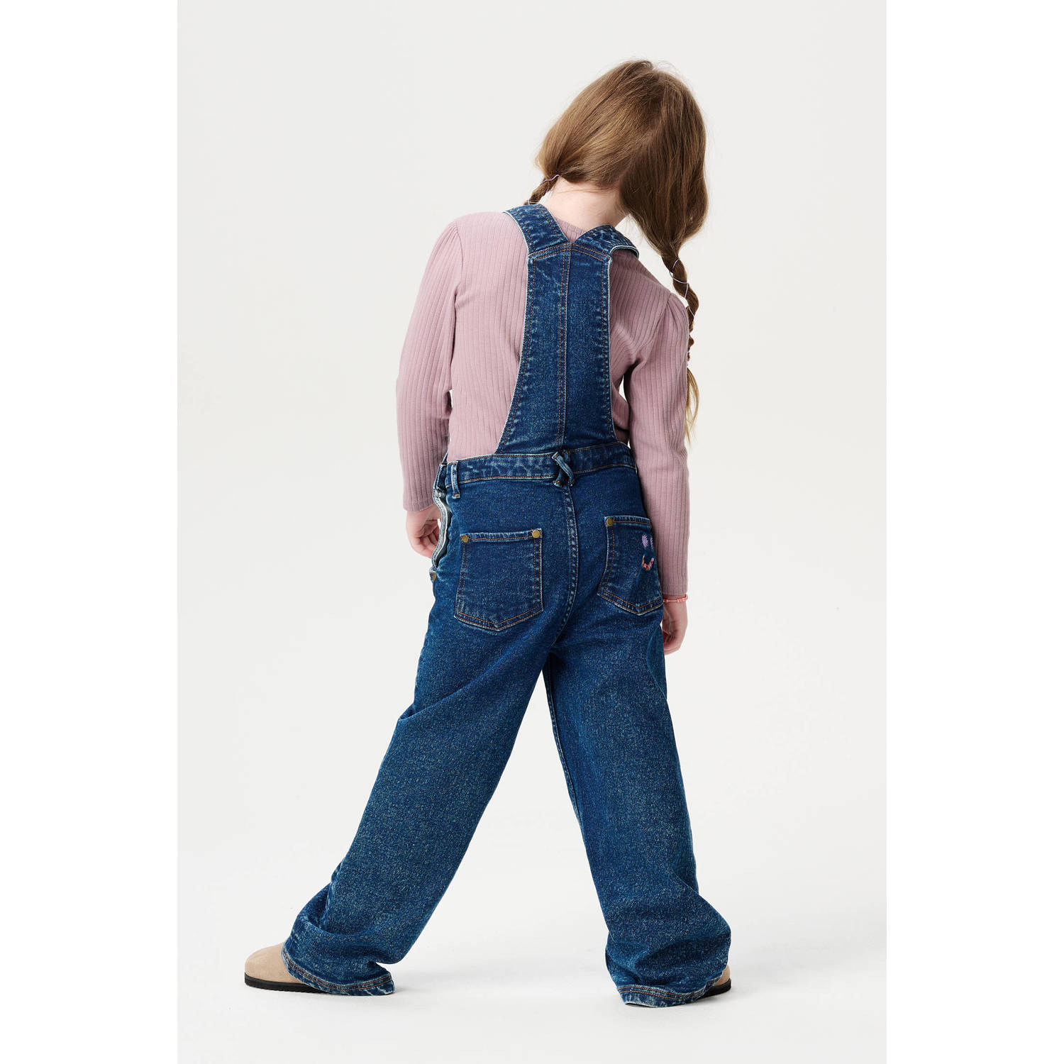 Noppies kids longsleeve met grafische print en textuur lila