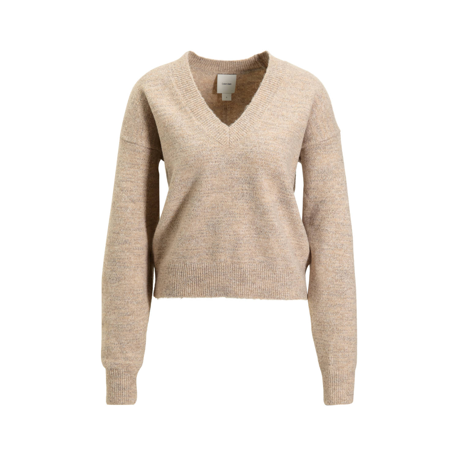 Calvin Klein gebreide trui beige