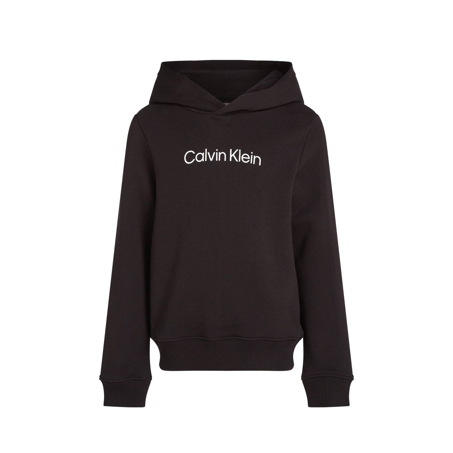 Calvin Klein Hoodie INST. LOGO REG. TERRY HOODIE voor kinderen tot 16 jaar en met logo-opdruk