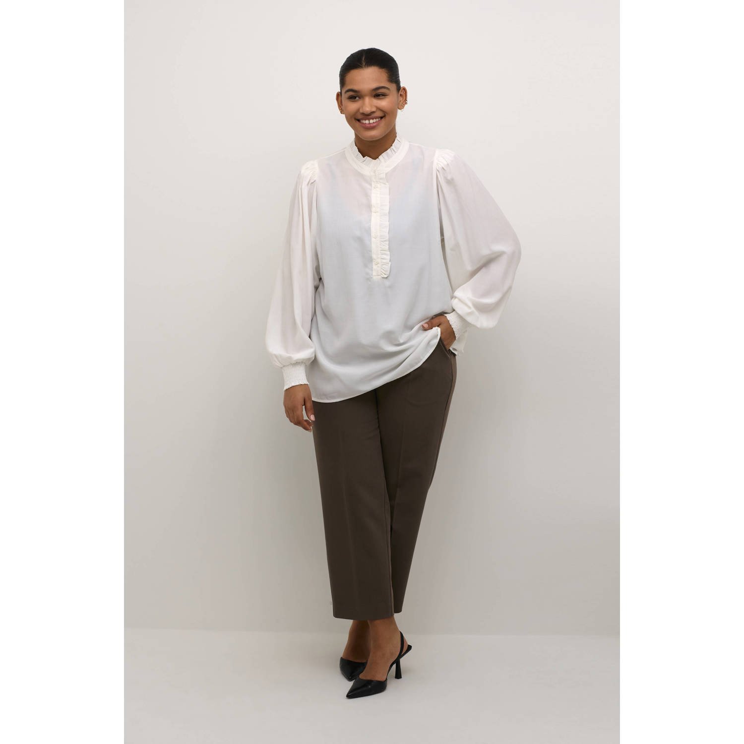 Kaffe Curve blouse KCdorina wit
