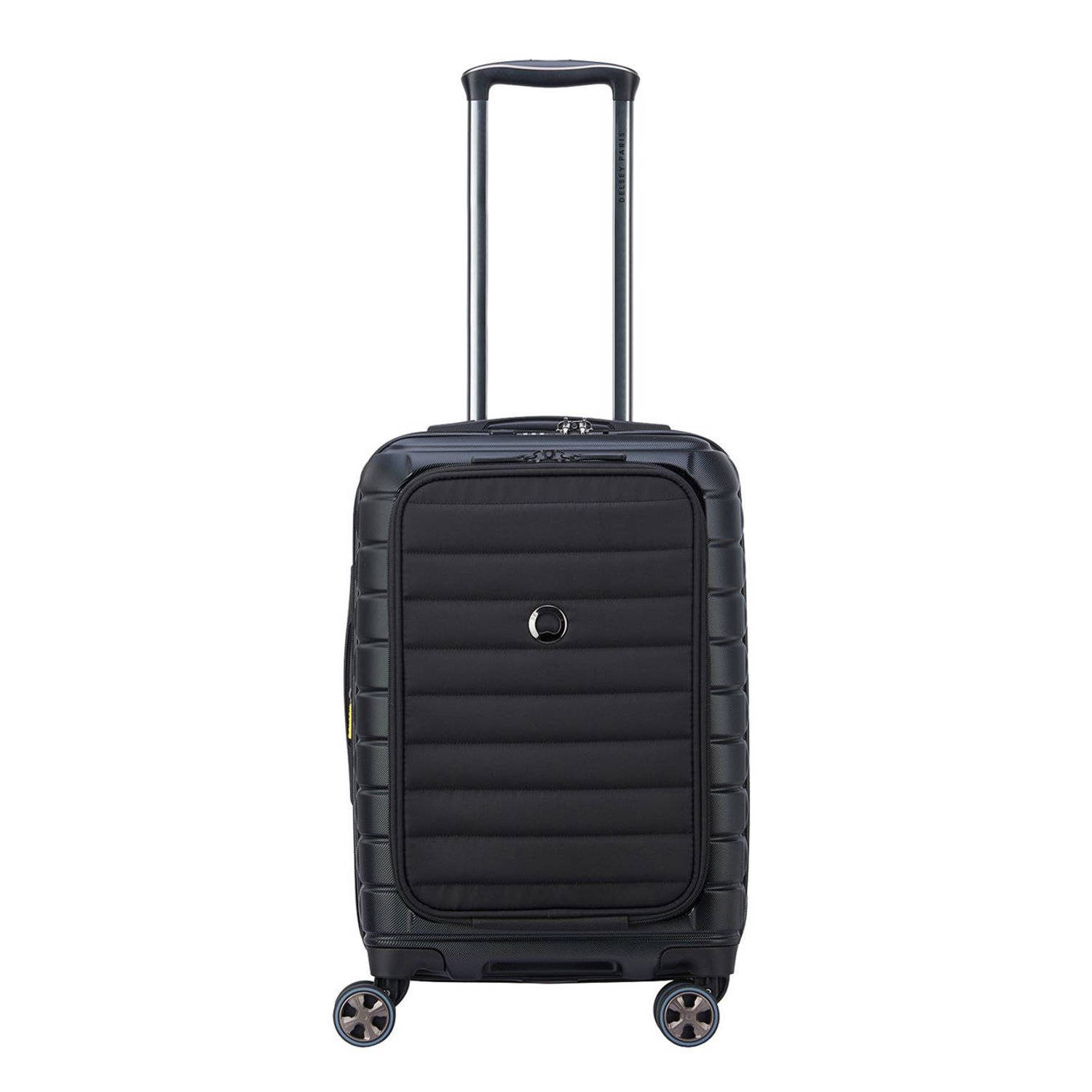 Delsey Shadow 5.0 Cabin Trolley Expandable Front Pocket black