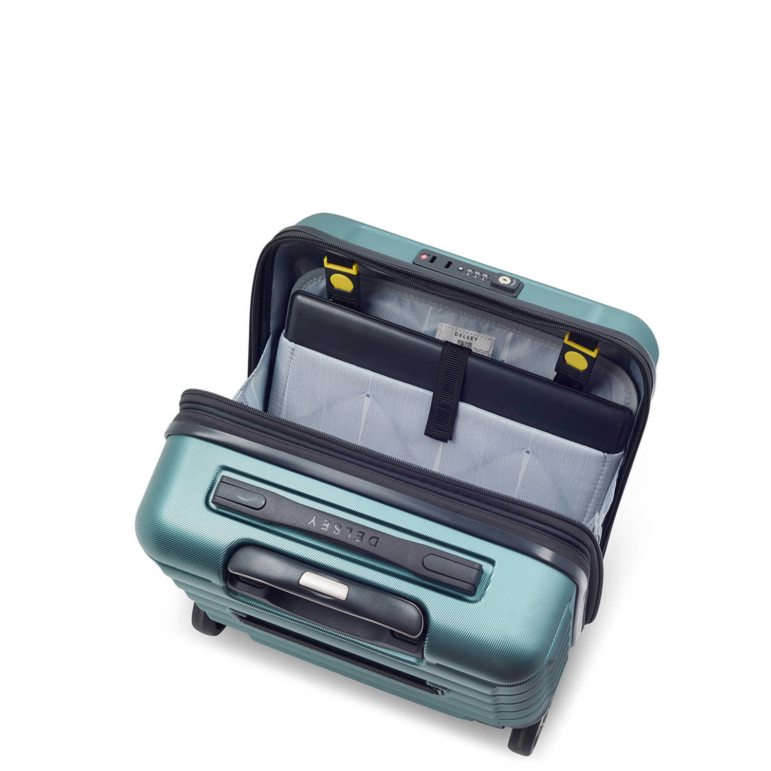 Delsey trolley Shadow 5.0 Underseater 37 cm. Expandable groen