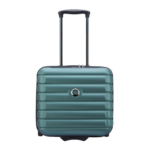 Delsey trolley Shadow 5.0 Underseater 37 cm. Expandable groen afbeelding
