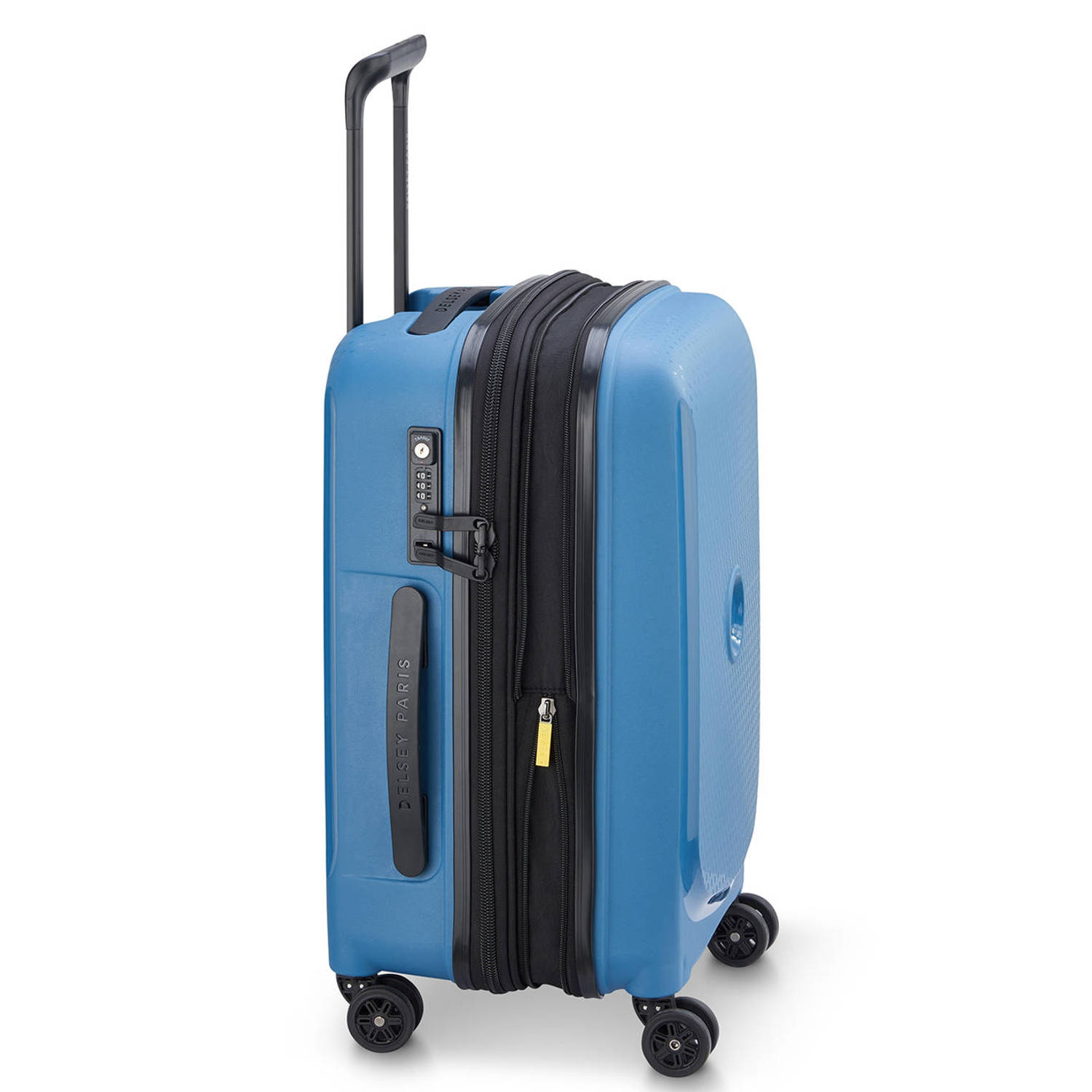 Delsey trolley Belmont Plus MR 55 cm. Expandable blauw