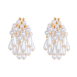 oorbellen Chelsea Pearl goudkleurig